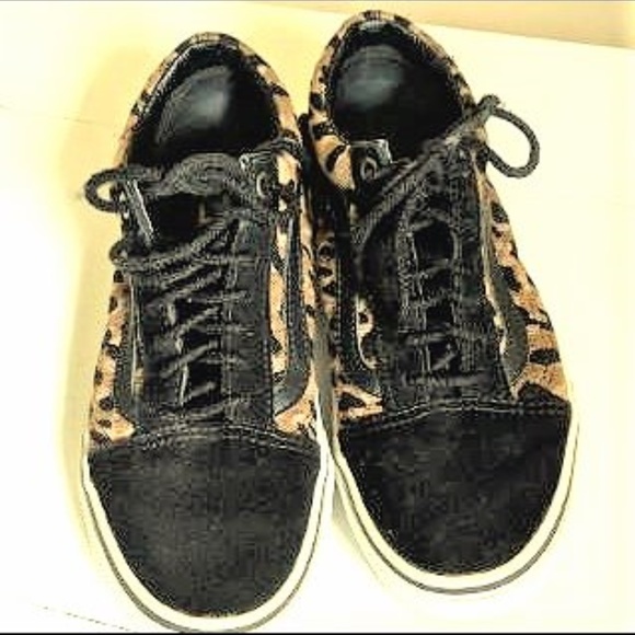 leopard print vans size 6